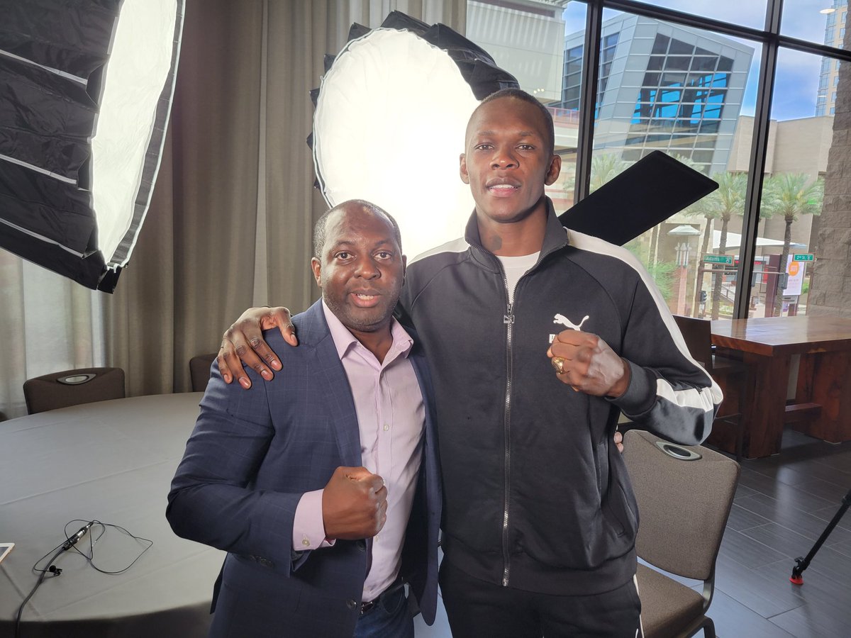Sulaiman Folarin (@sulaiman4real) on Twitter photo The whole of Africa is behind YOU and only you <a href="/stylebender/">Israel Adesanya</a> all 1.2 billion. #UFC305 The whole of Africa is behind YOU and only you <a href="/stylebender/">Israel Adesanya</a> all 1.2 billion. #UFC305