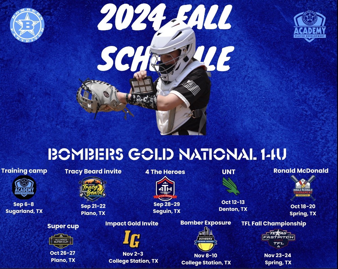 Makayla Munoz (@makaylamunoz24) on Twitter photo new team
new coaches
same goal 💪🏼
can’t wait to get on the field with this great group of players and coaches! 🥎
<a href="/bombers_academy/">Bombers Academy</a> <a href="/bombercoach/">Scott Smith</a> <a href="/BombersGoldNTX/">Bombers Gold NTX Futures 14u</a> <a href="/SladeMaloney/">Slade Maloney</a> <a href="/horn2273/">Dan Hornbaker</a> <a href="/StephMaloney3/">Stephanie Maloney</a> <a href="/Gabbyburuato10/">Gabby Buruato</a> #BombersGoldNational14u #TrustTheProcess #MakaylaMunoz24 new team
new coaches
same goal 💪🏼
can’t wait to get on the field with this great group of players and coaches! 🥎
<a href="/bombers_academy/">Bombers Academy</a> <a href="/bombercoach/">Scott Smith</a> <a href="/BombersGoldNTX/">Bombers Gold NTX Futures 14u</a> <a href="/SladeMaloney/">Slade Maloney</a> <a href="/horn2273/">Dan Hornbaker</a> <a href="/StephMaloney3/">Stephanie Maloney</a> <a href="/Gabbyburuato10/">Gabby Buruato</a> #BombersGoldNational14u #TrustTheProcess #MakaylaMunoz24