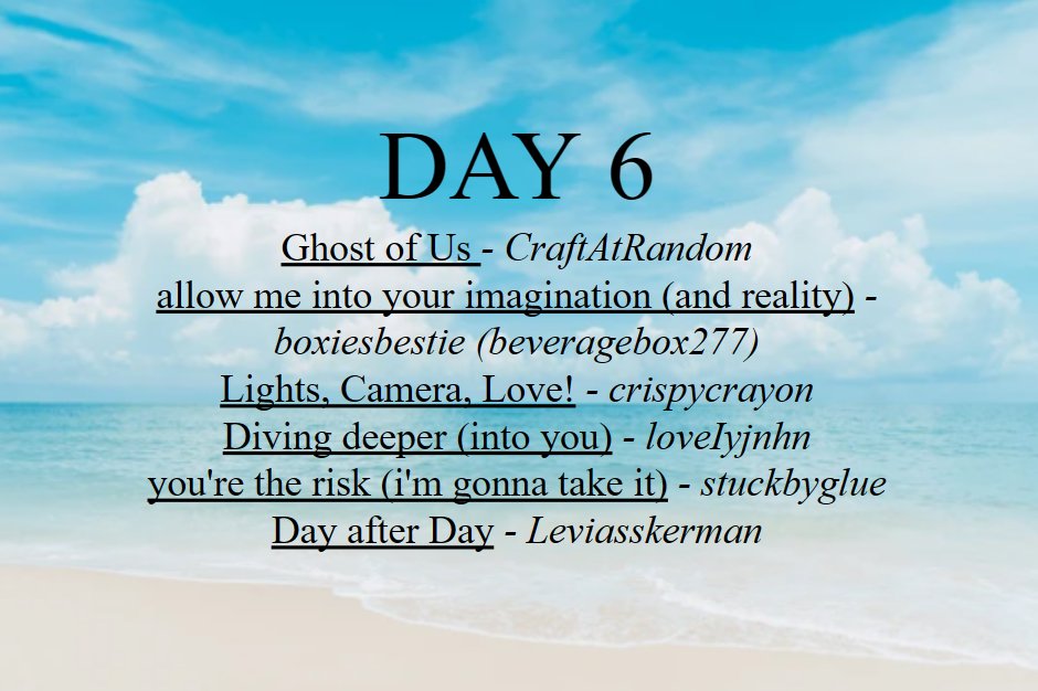 jebefest's tweet image. DAY 6