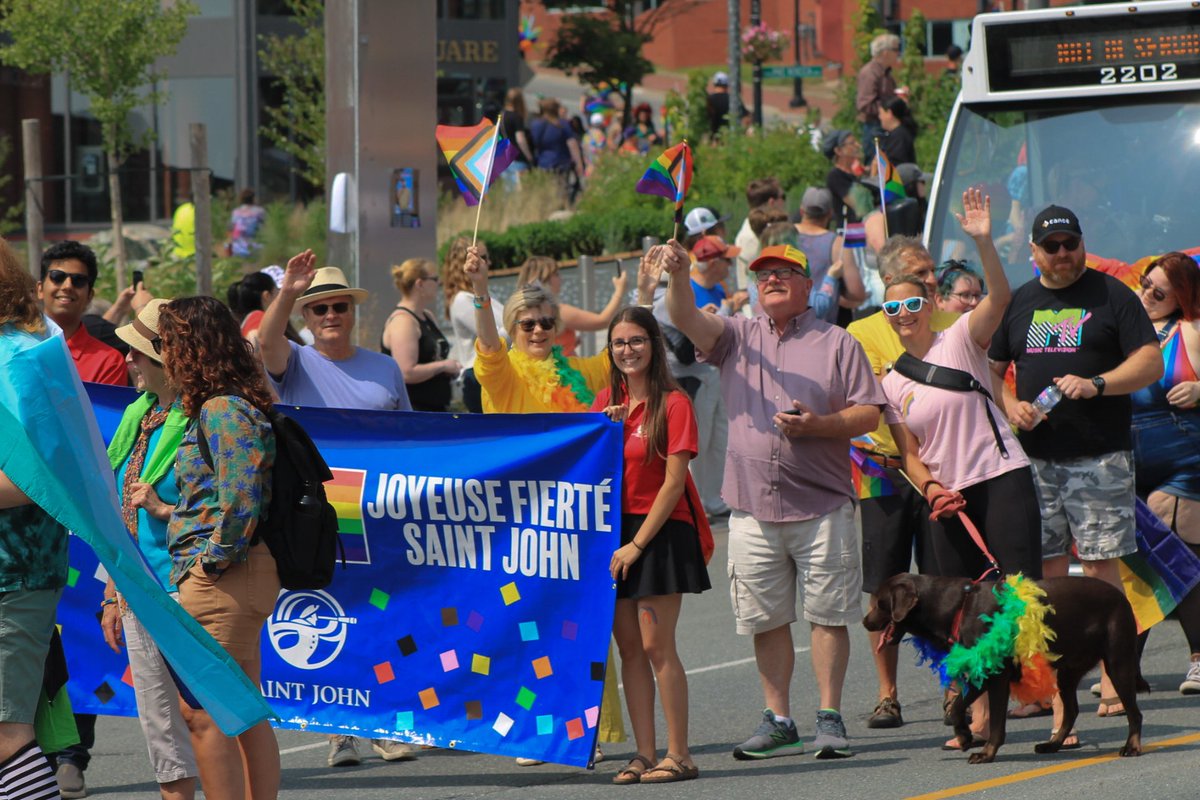Happy Pride, Saint John! 🌈 Proud to march alongside thousands of Saint Johners to celebrate our diverse and inclusive community.