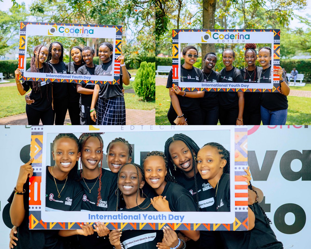 coderina_rw's tweet image. Today, Coderina celebrates International Youth Day and extends our best wishes to all young people. We&apos;re dedicated to supporting young tech innovators in Rwanda and across Africa #InternationalYouthDay2024 #Girlsintech