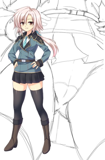 途中経過。
一体私は何を描いているのやら。
……リク絵です! 