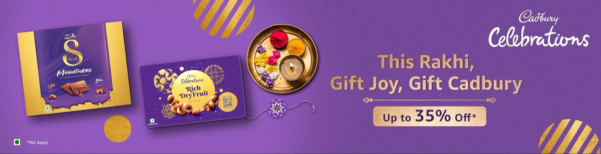 PremiumLootDeal's tweet image. This Rakhi,
Gift Joy, Gift Cadbury

#AmazonPrimeDay2024 #happy #Rakhi2024 #Rakhi 

👉 amzn.to/3XbqB16