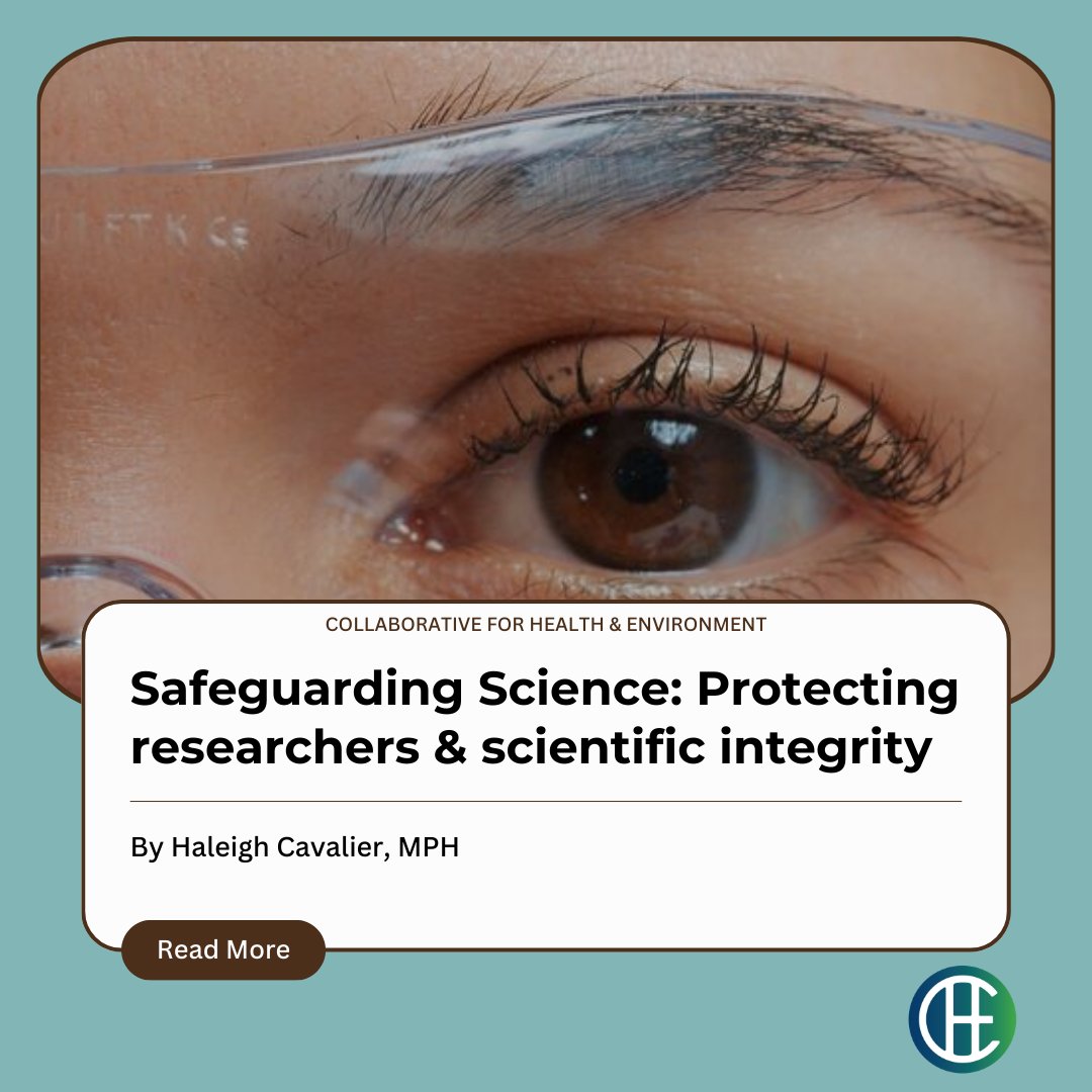 NEW post on the CHE blog! 

Science Communications Fellow Haleigh Cavalier summarizes our discussion with Dr. Tyrone Hayes, Dr. David Carpenter &amp; <a href="/StacyMalkan/">Stacy Malkan</a> on confronting corporate intimidation of environmental health scientists.

#scientificintegrity

healthandenvironment.org/join-us/blog/s…