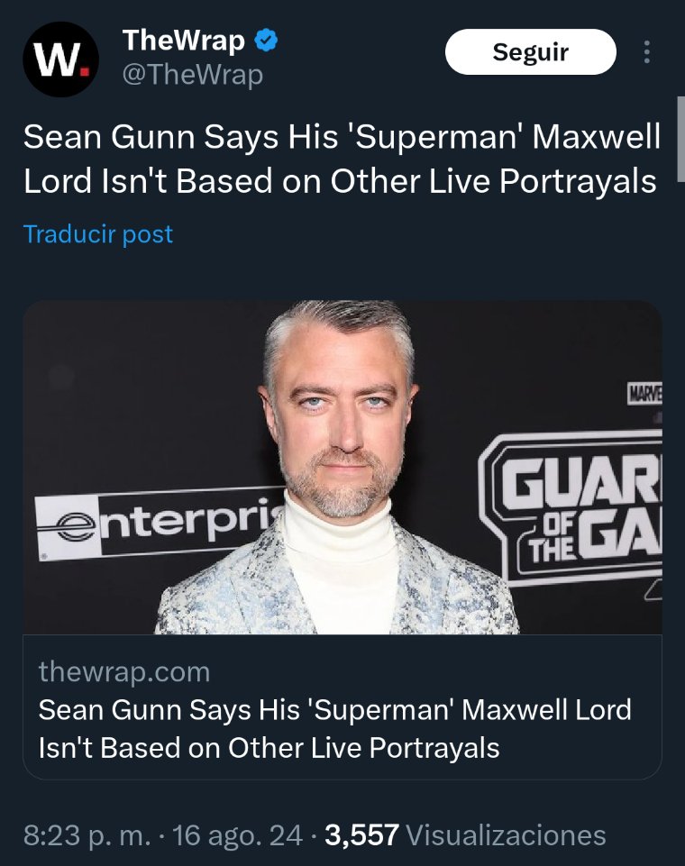 DCxperience2022's tweet photo. 🔥CONFIRMADO🔥
The Wrap compartió una entrevista con Sean Gunn en la cuál confirmó que su Max Lord está en #Superman! Ya sabíamos que él interpretará al personaje en el #DCU pero esto aún no estaba confirmado!
#Lordtech tendrá mucha presencia en la película según fotos del set👀 https://t.co/ajYAmFsv6R