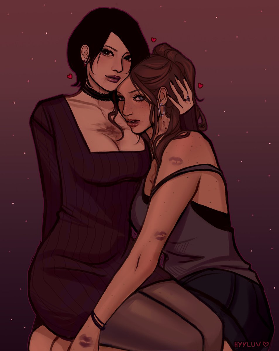 💕Could always grab a bite or two  💋🩸

#AdaWong #ClaireRedfield 
#Claireada #REBHFun