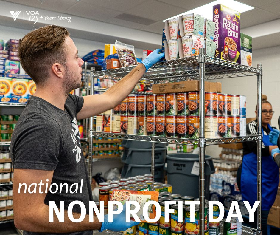 MikeKingCEO's tweet photo. Happy National Nonprofit Day! For more than 125 years, @Vol_of_America has been showing up for millions of our neighbors in need, and we will continue for decades to come! VOA continues to make leaps and bounds in creating #healthycommunities4all https://t.co/bZyEm1wZmH