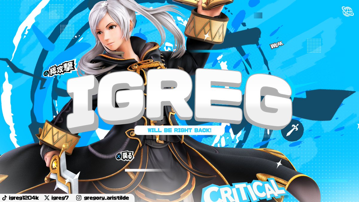 fire emblem⚔️
Stream layout for .<a href="/iGreg7/">iGreg! #CONTENTMACHINE</a> 
Likes and Retweets are appreciated❤️❤️