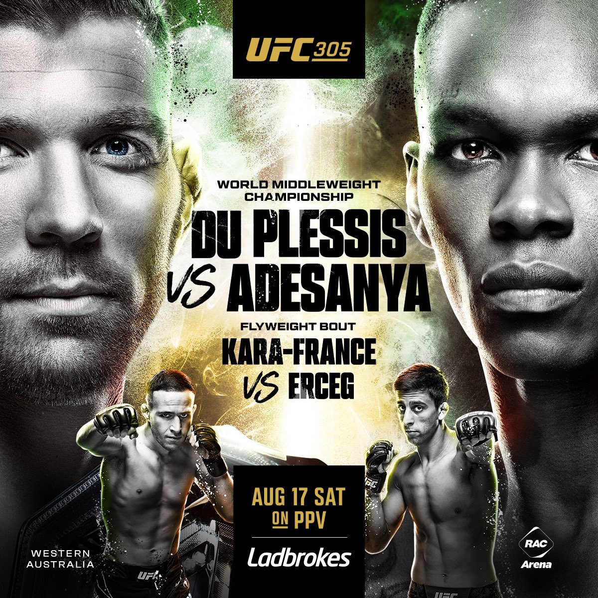 🤜 UFC 305 at The Heights Casino!🤛 

Middleweight Title Bout between Dricus Du Plessis vs Israel Adesanya TONIGHT in the Firewater Lounge!

🔥 Prelims 5 PM
🔥 Main card 7 PM

#humboldt #thingstodoinhumboldt #trinidad #arcata #mckinleyville #eureka #fortuna #ferndale #bluelake