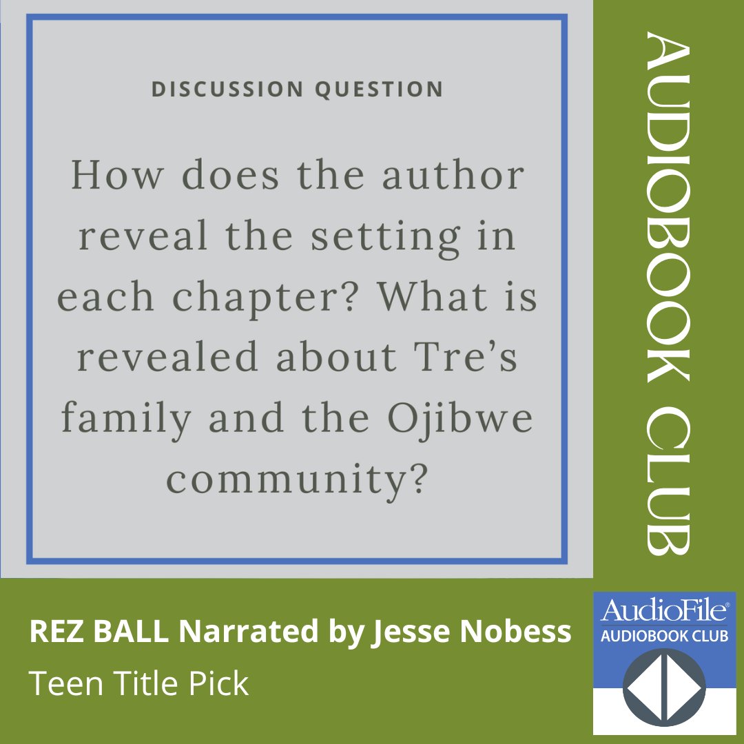 KirkusAudiobook's tweet image. 🏀 #RezBall narrated by @jessenobess is AudioFile’s first audiobook club teen selection. Check out our great discussion questions and visit audiofilemagazine.com/audiobook-club/ to start your own conversation. #teamrezball #audiofileaudiobookclub