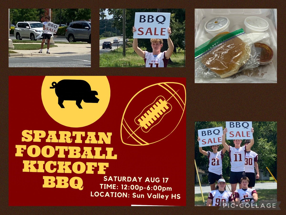svabc's tweet image. Come Support SV Football! $12 BBQ plate! @rcsmith38 @SunValleyHSNC @SVHS_Athletics1 @SVHSPrin_Dad @ShilohValleyES @IndianTrailESNC