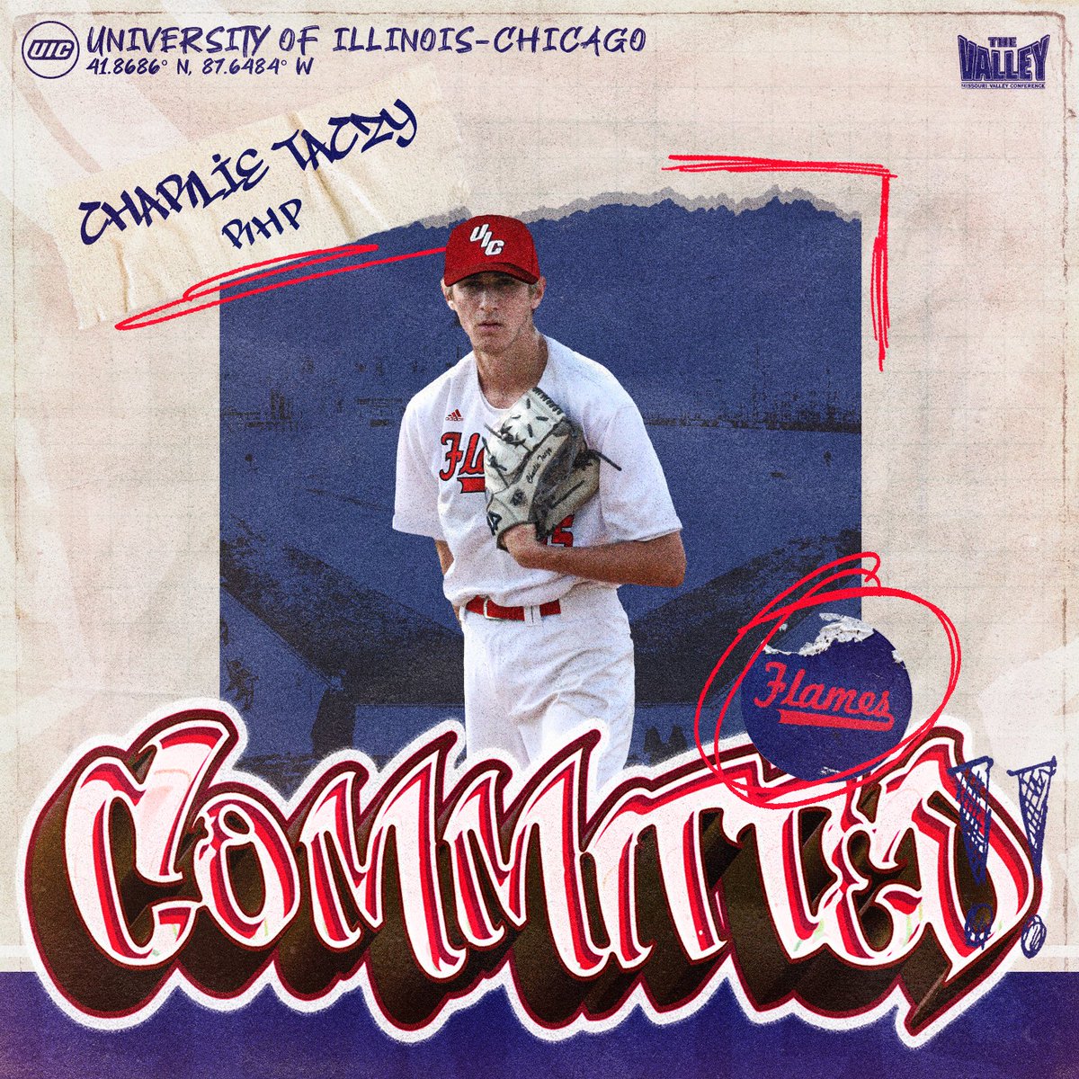 I’m excited to announce my commitment to University of Illinois-Chicago to continue my academic and athletic career. I want to thank my family, coaches and teammates for the support. I also want to thank the UIC coaching staff for this opportunity. #FireUpFlames