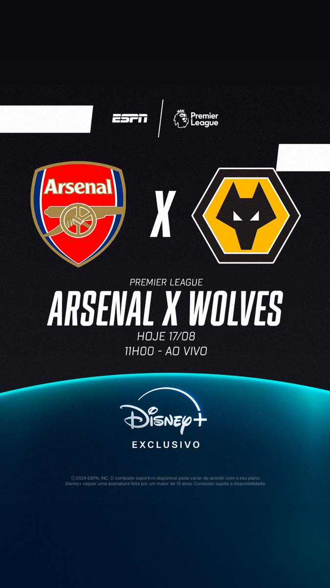 Joao Castelo-Branco (@j_castelobranco) on Twitter photo Arsenal ao vivo no <a href="/DisneyPlusBR/">Disney+ Brasil</a> com <a href="/conka/">Conrado Giulietti</a> <a href="/RodrigoBuenoTV/">Rodrigo Bueno</a>
Participo direto do Emirates a partir de 10:50am 🇧🇷 #gooners
Mais uma temporada da #PremierLeagueNaESPN Arsenal ao vivo no <a href="/DisneyPlusBR/">Disney+ Brasil</a> com <a href="/conka/">Conrado Giulietti</a> <a href="/RodrigoBuenoTV/">Rodrigo Bueno</a>
Participo direto do Emirates a partir de 10:50am 🇧🇷 #gooners
Mais uma temporada da #PremierLeagueNaESPN