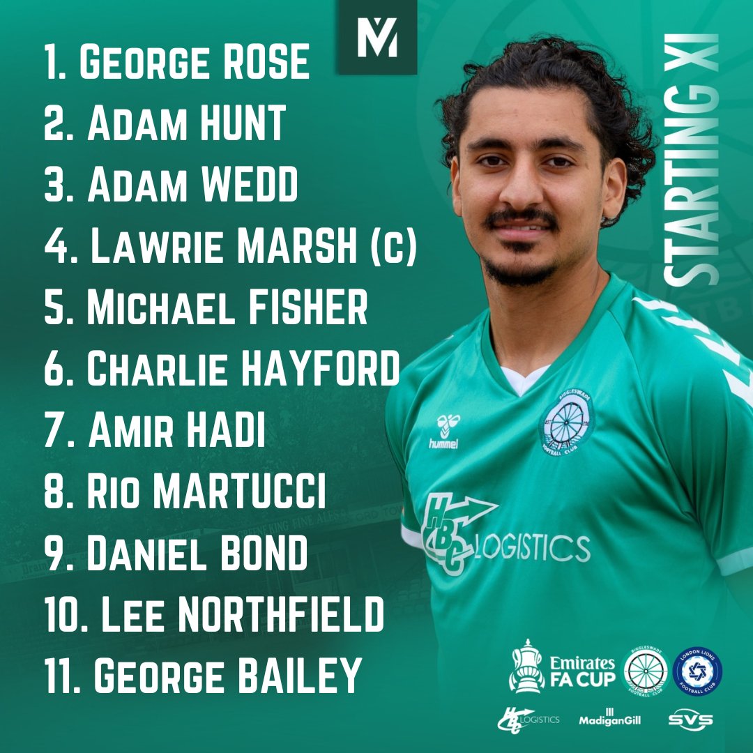 BiggleswadeFc1's tweet photo. TEAM NEWS | 💚⚽️🏆

Amir Hadi makes his first start for FC, whilst Michael Fisher returns in two changes for Biggleswade.

#WeAreFC #EmiratesFACup #BFCvLL https://t.co/D09FkrHHyV