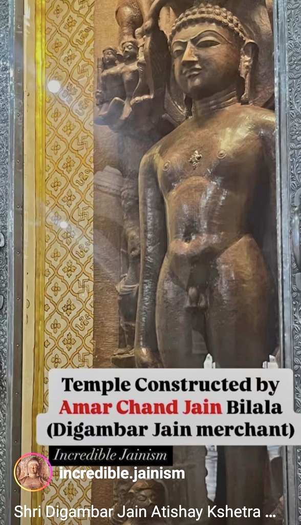 Jainismrevival's tweet photo. Interesting!
Here is a 17th century Mahavirji Digambar #Jain temple in #Rajasthan "not only for Jains but non Jains too"
Non-Jains who eat meat/drink/don't wear pooja clothes?
And here, #Digambars quarrelled on just seeing a #Muslim Carpenter who was called for woodwork!
(11) https://t.co/SKqRpWOghy
