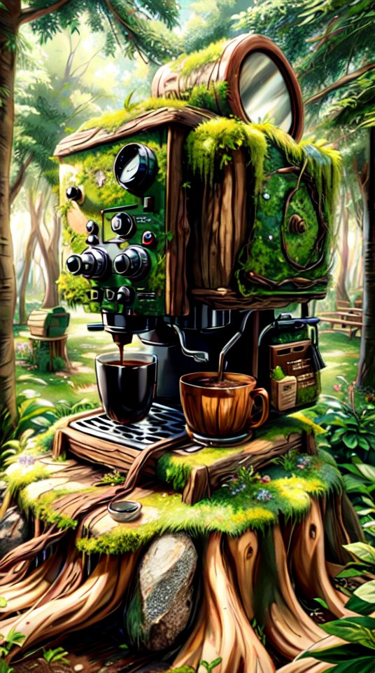 BadToxicAI's tweet photo. #naturestyle #coffee #machine #coffeeMachine #Kaffeemaschine #LoRA #LoRANatureStyle #Auto1111 #StableDiffusion #safetensors #AIArt #AIFilter #AI #Kunst #art #meinaunreal v41 DPM++ 3M SDE Karras https://t.co/Ik52jwVP91