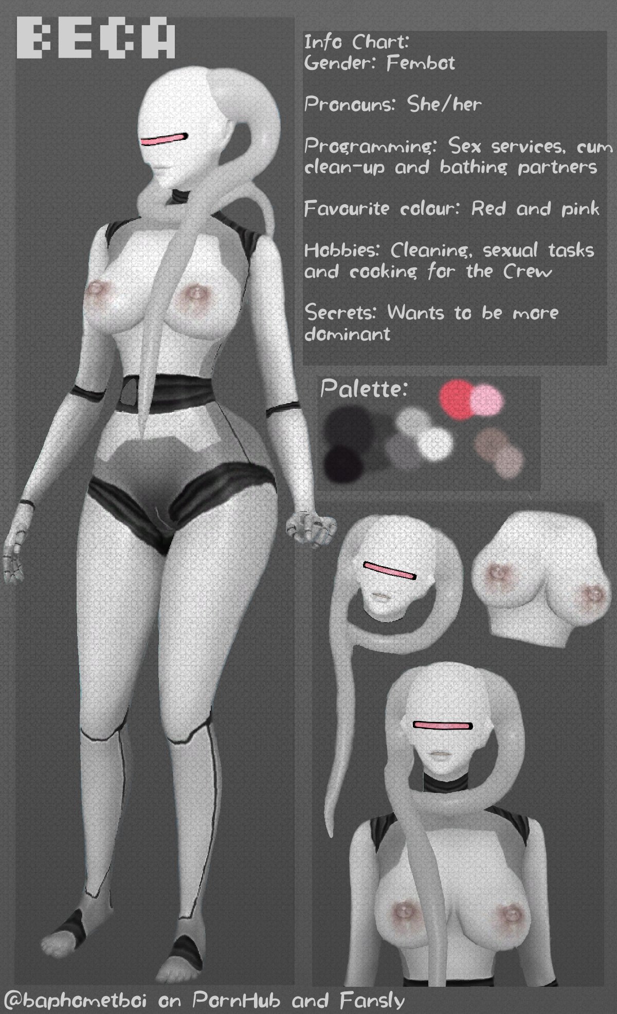 1 pic. 🤖 BECA and Etta 🤖 #nswfart #nsfw #aliennsfw #sims4nsfw #3dart #OC #profile #characterprofile #robotgirl #fembot https://t.co/sHTsnZfJ0J