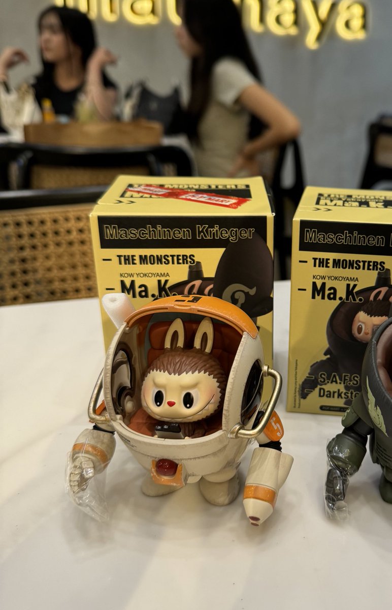 Ada yang mau trade Labubu Ma.k lain, dengan Labubu Sun Rising saya yg ini? Dapat double soalnya 🥲
#POPMART #TheMonsters