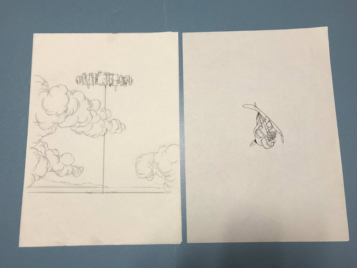 #過去絵を投げて絵を描いた気になろうキャンペーン
#ガイアポリス その2 エンディングと世界地図 