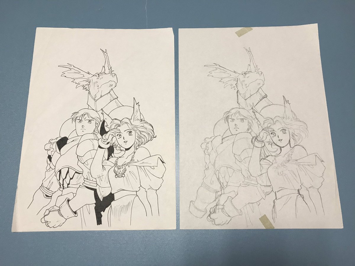 #過去絵を投げて絵を描いた気になろうキャンペーン
#ガイアポリス その2 エンディングと世界地図 