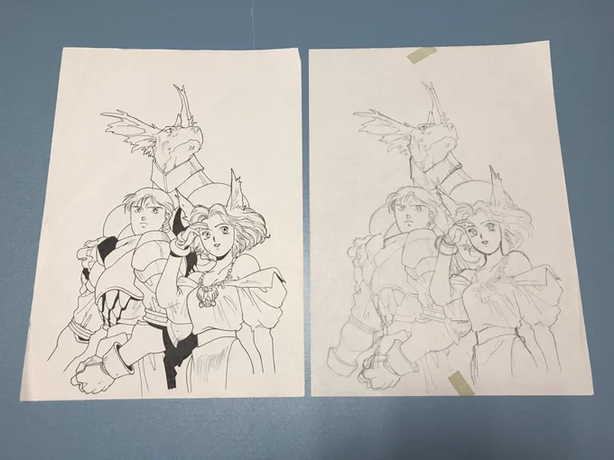 #過去絵を投げて絵を描いた気になろうキャンペーン
#ガイアポリス その2 エンディングと世界地図 