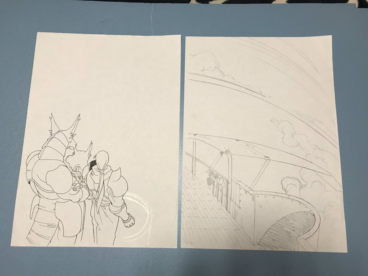 #過去絵を投げて絵を描いた気になろうキャンペーン
#ガイアポリス その2 エンディングと世界地図 