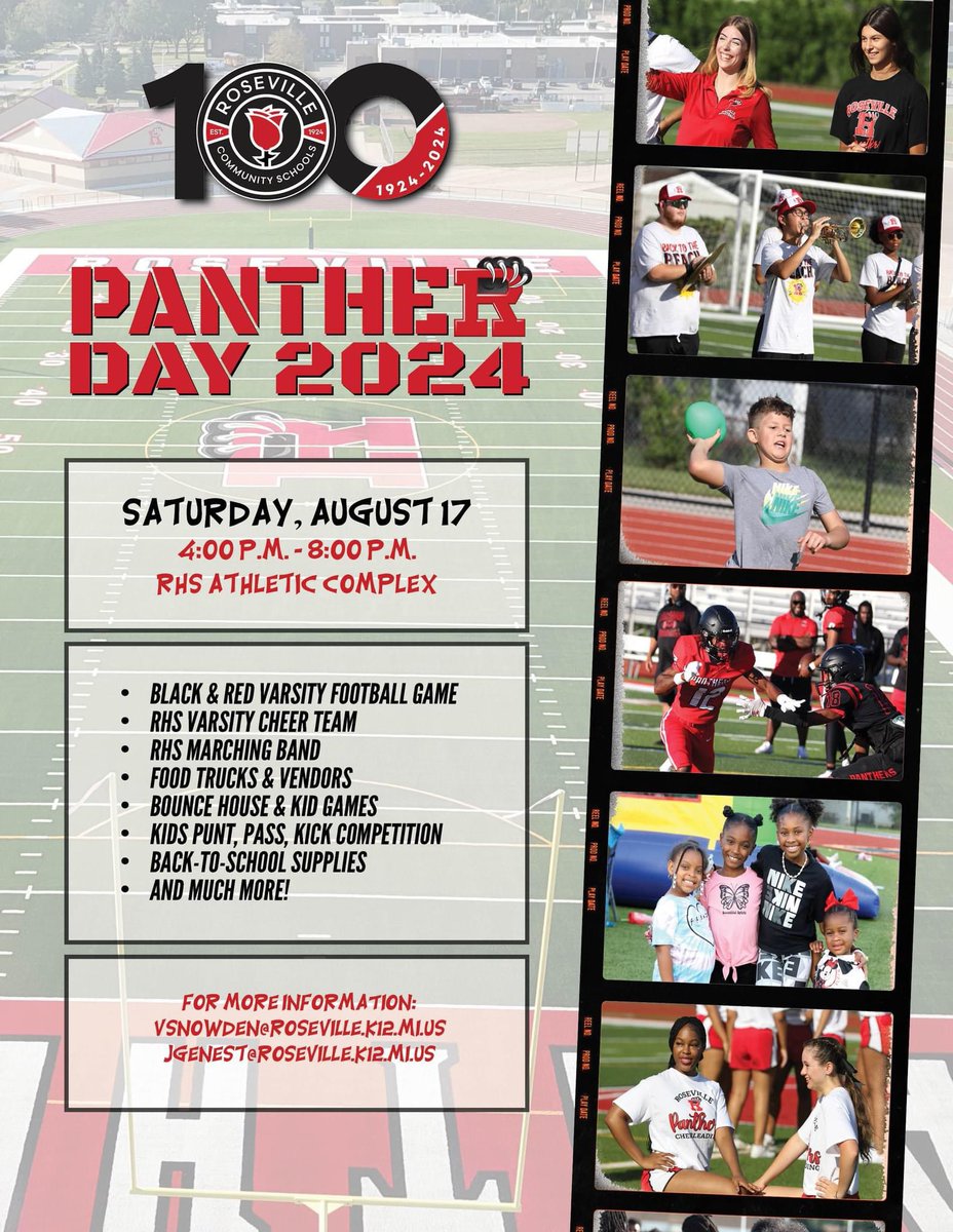 Our annual Panther Day is today, we will also have our Black and Red scrimmage. COME ON OUT AND SUPPORT!!! 

#RFB 
#UCOC