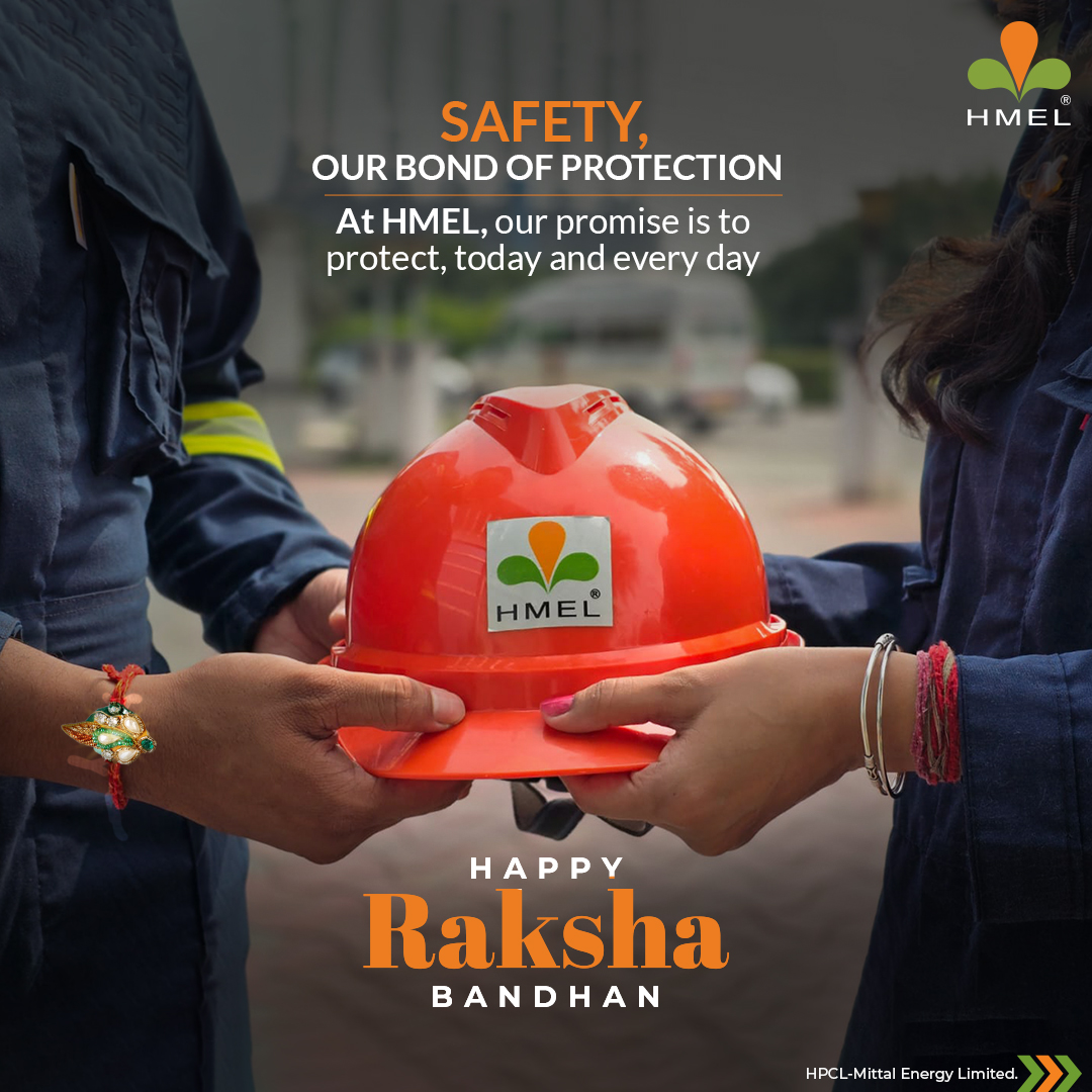 HMEL_India's tweet image. Just as a Rakhi represents protection, our helmets symbolize our commitment to safety. Every day, we ensure each team member returns home safely to their loved ones. Here&apos;s to upholding the promise of Raksha!

#RakshaBandhan #PromiseOfProtection #EnergisingABrighterTomorrow