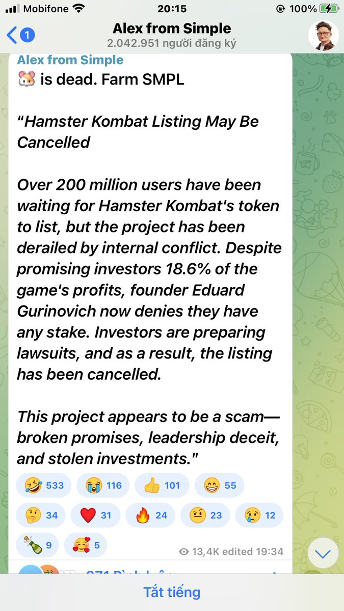 bui240981's tweet photo. @hamster_kombat https://t.co/Z5iR3Oq4MG