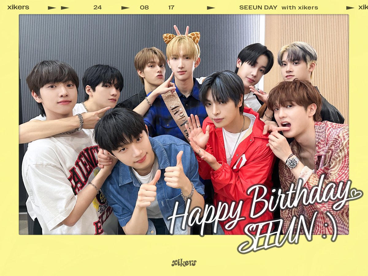 [👀] #HAPPY_SEEUN_DAY 🦒

with xikers📸

#xikers #싸이커스 #SEEUN #세은