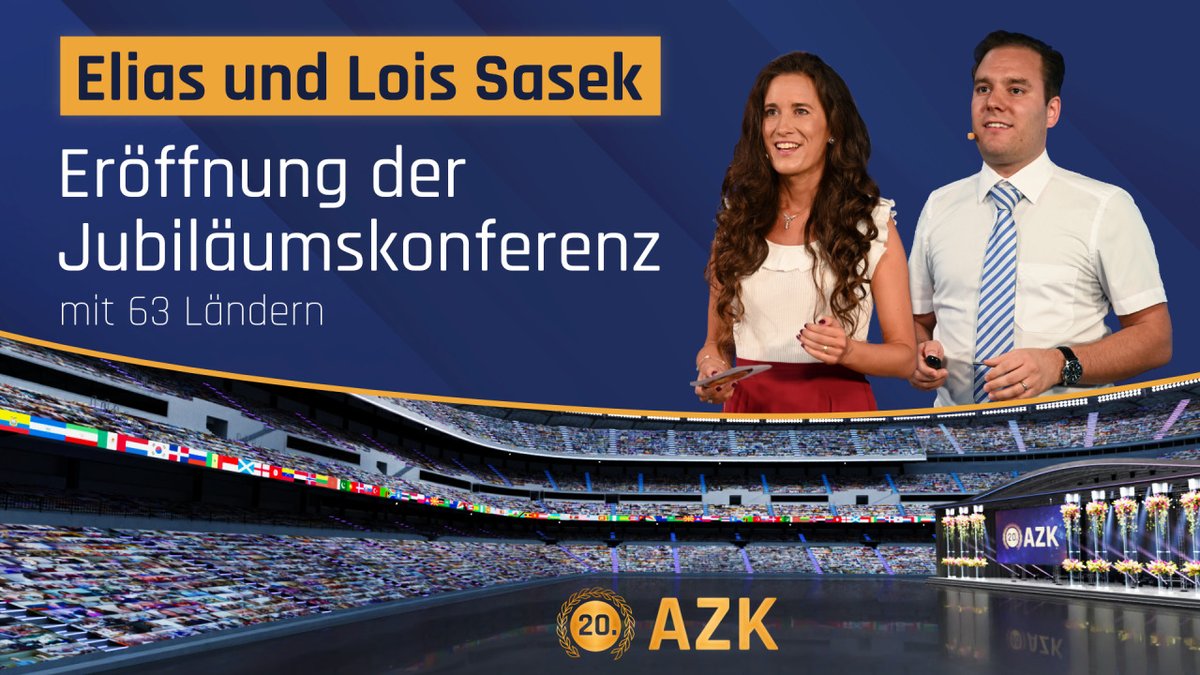 ✨ Lois und Elias Sasek an der 20. AZK: „AZK-Jubiläumskonferenz mit 63 Ländern - Eröffnung“

👉 anti-zensur.info/azk-20/jubilae…

Die 20. AZK:  Erfahren Sie in diesem fulminanten Einstieg, was alles hinter dieser gigantischen Jubiläumskonferenz steckt…
