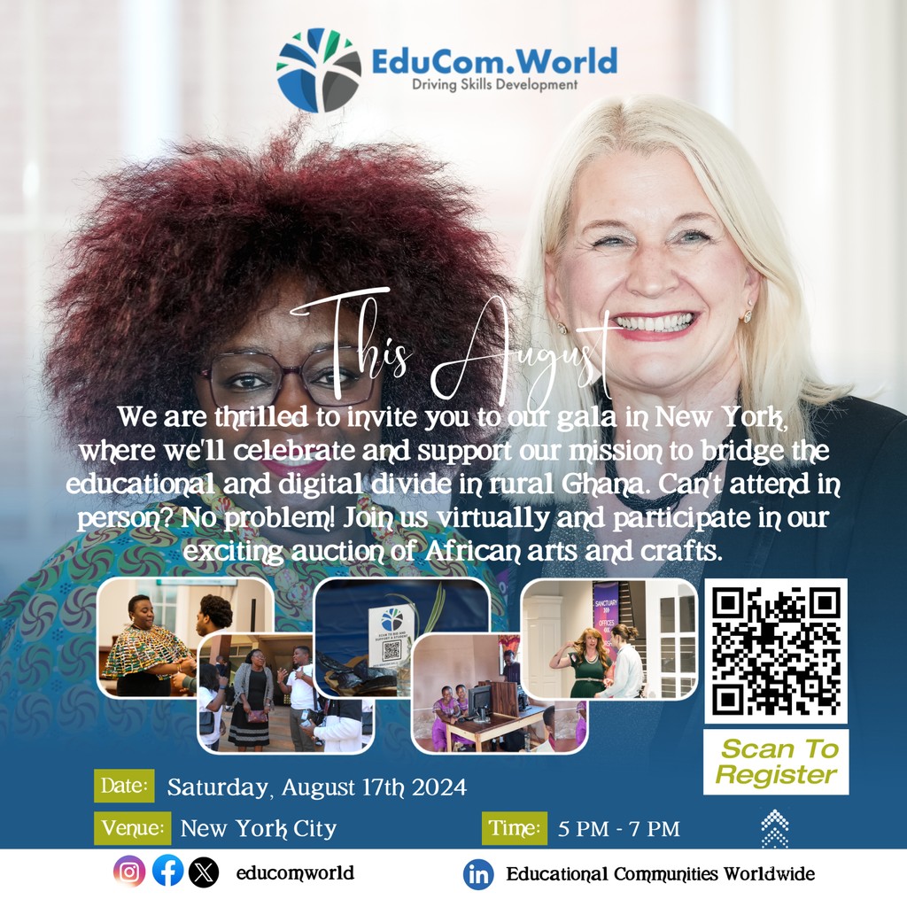 educomworld's tweet photo. Finally!! the D-Day is here🤗…Get ready to make a difference in few hours🌍 
Our fundraiser is finally happening Today-Saturday, August 17th!
Venue: 62 Orchard St 2nd Floor, New York NY, 10002.
Time: 5pm-7pm
#educationfundraiser #giveback #virtualfundraiser #supporteducation https://t.co/ab92bZ2R48