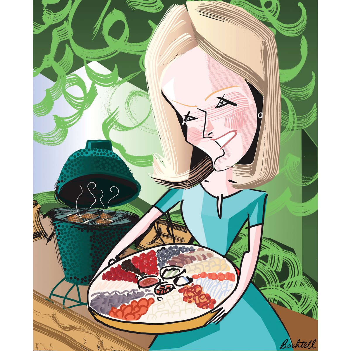 TheNSWeekend's tweet photo. BABS started Babs Boards about three years ago following a 25-year career in the corporate accounting and finance world. Here is how this grilling guru stays current between classes and creating charcuterie boards. https://t.co/Nc0wSBx4HN
Editor: Stella Griffin
Illo: Tom Bachtell https://t.co/LcdjU4FFvJ