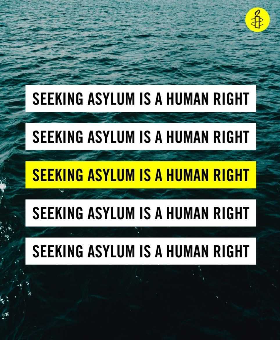 Around the world, the right to seek asylum continues to be threatened and attacked. 

Let us be clear - no matter who you are, seeking asylum is a human right. 
Today, and every day.