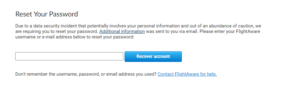 johnspectator's tweet image. ❗️❗️❗️ Flightaware security breach - change your password!
static.flightaware.com/pdf/fa_data_no…
#flightaware #breach 
@BleepinComputer