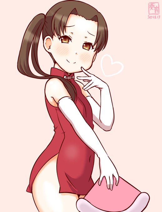 「こんな夜更けにすみません…♥」

#艦これ版真剣お絵描き60分一本勝負_20240817
#綾波 