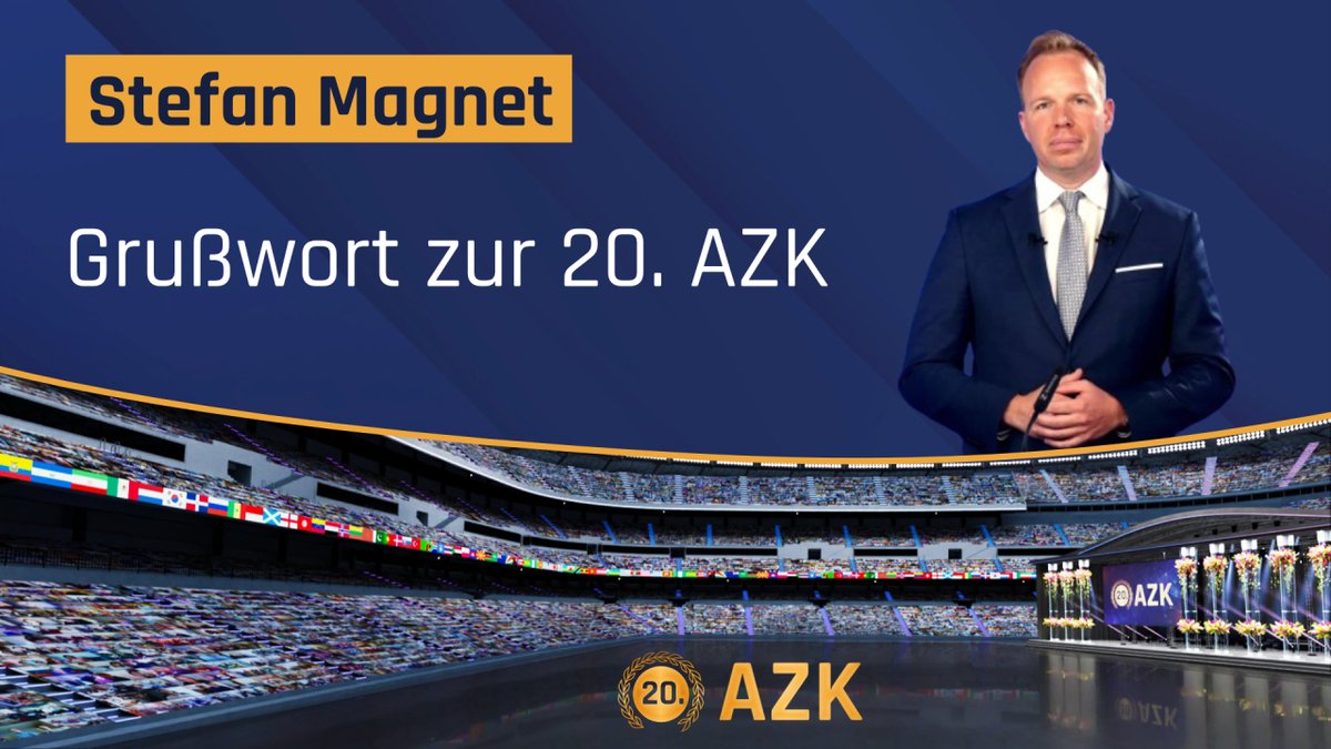 ✨ Stefan Magnet an der 20. AZK: Grußbotschaft von AUF1

👉 anti-zensur.info/azk-20/auf1-gr…

Das Grußwort von AUF1-Gründer und Chefredakteur Stefan Magnet auf der 20. AZK-Konferenz hat es in sich. Hören Sie selbst!