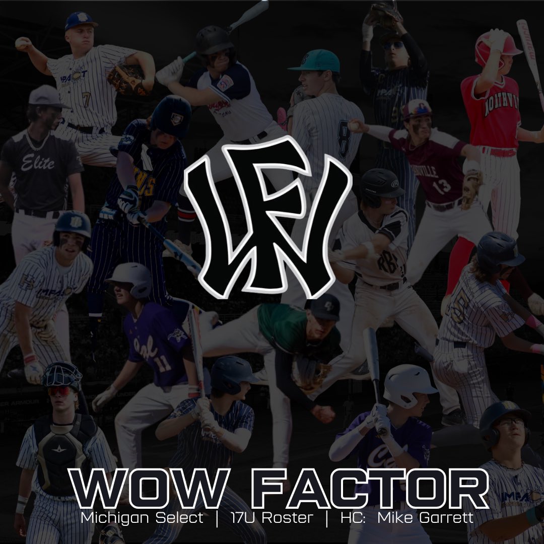 WOWFactorMISel's tweet photo. 🌟 ROSTER REVEAL! 🌟

We are beyond excited to introduce the official roster for the Wow Factor Michigan Select 17U team! These athletes have proven themselves with their hard work and dedication, and we're ready to watch them make waves this season. 💪⚾️

Meet the team:

Sam Cadili
Elliot Clark
Ryan Fine
Ethan Holzgen
Drew Kornacki
Brayden Kwaiser
Ty Lewandowski
Brody Marlow
Cole Nyman
Danny Obrien
Carsyn Redman
Casey Shelton
Jaxon Sipmann
Julian Thielbar
Jack Thornton
Gabe Trudeau
Cameron Walter

This season promises to be one for the books. Stay tuned for game highlights, team news, and more. Let’s show everyone what Wow Factor Michigan Select is all about! 🔥

#WowFactorMI #Select17U #BaseballSeason #TeamReveal #ChasingGreatness @wowfactormich @WowFactorNation @BigEINBC @EinhardtEvin