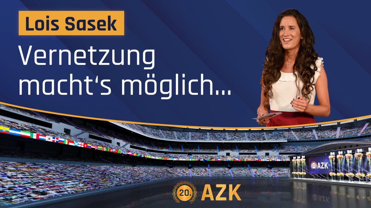 ✨ Lois Sasek an der 20. AZK: „Vernetzung macht‘s möglich “

👉 anti-zensur.info/azk-20/vernetz…

Vernetzung in ECHT, das meint verbunden sein von Mensch zu Mensch und von Herz zu Herz. Melde DICH doch heute noch bei der AZK!