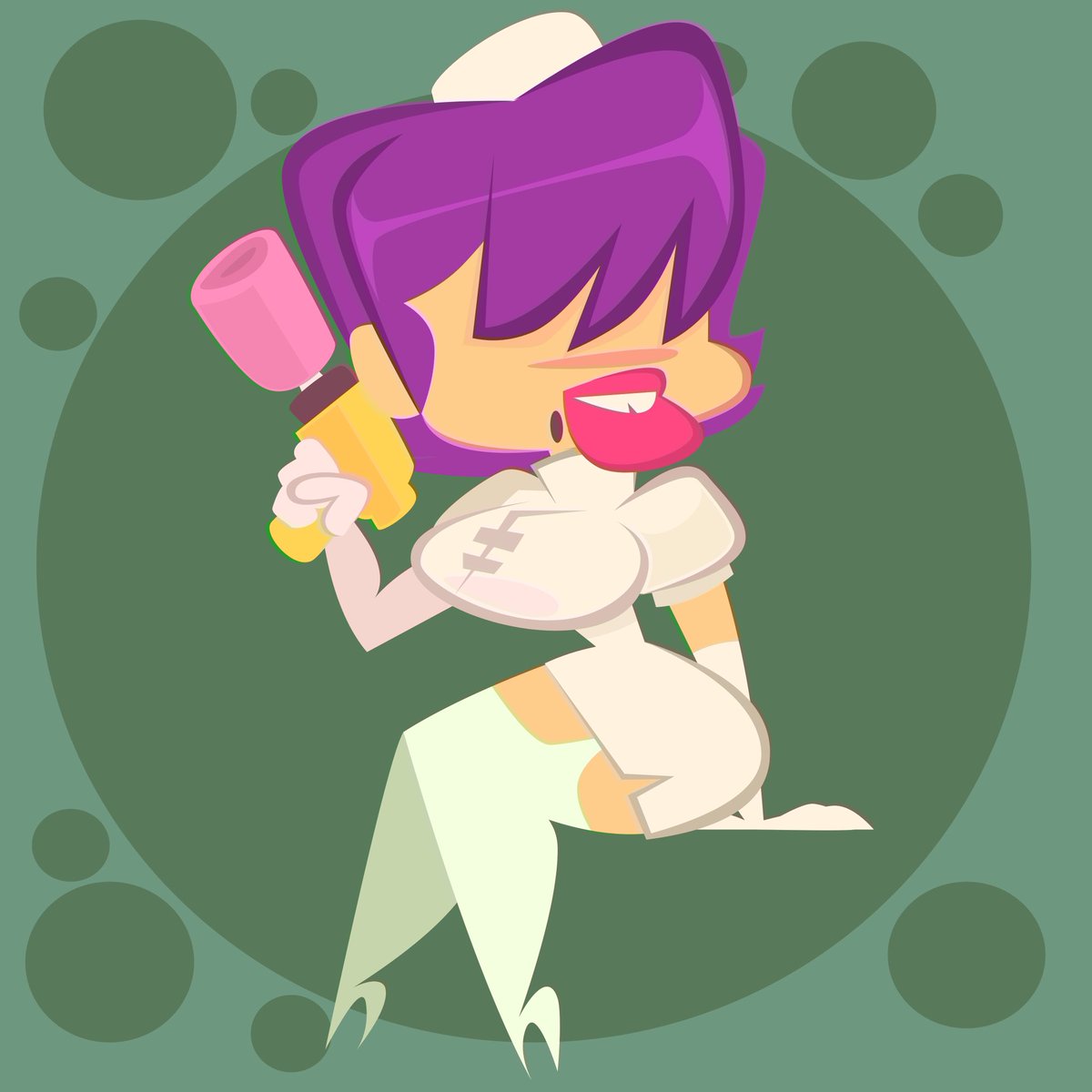 Sam_magee_art's tweet image. Some fun character doodles I created inspired by Sakusei Byoutou😊
If you know….you know😜😏
#animedrawing #culture #hentaiِart #fanart #illustrationart #nurses #digital_art #doodleart #characterdesign