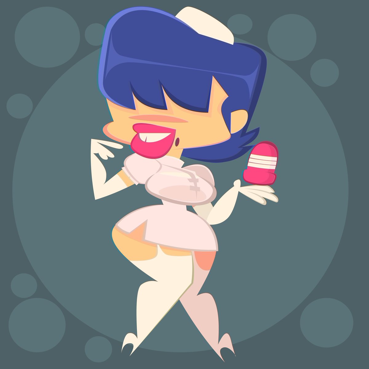Sam_magee_art's tweet image. Some fun character doodles I created inspired by Sakusei Byoutou😊
If you know….you know😜😏
#animedrawing #culture #hentaiِart #fanart #illustrationart #nurses #digital_art #doodleart #characterdesign