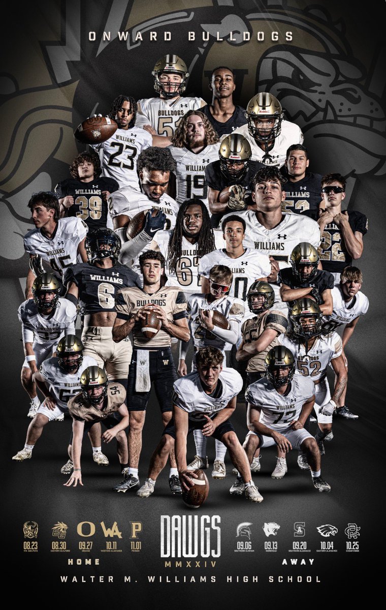 2024 Bulldog Seniors!! Great group of guys!! <a href="/dawgs_bite/">WWHS Student Section</a> <a href="/DawgAthletics/">Williams Athletics</a> <a href="/WHSDawgstrong/">WHS Strength and Performance</a> <a href="/WMWHS/">Walter M Williams</a> <a href="/BoosterWilliams/">WilliamsAthleticBoosterClub</a>