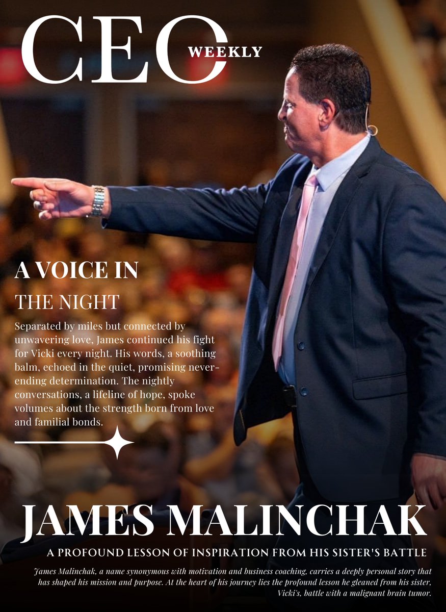 JamesMalinchak's tweet photo. Honored to be Featured on CEO WEEKLY Business Magazine with a full Story inside! https://t.co/jJRuTYSXQQ