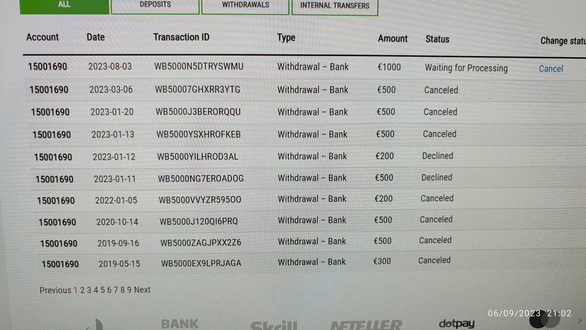Da mesi cerchiamo di avvisare dall'Europa che #ironfx è un #broker #scam, se continuate ad aprire conti con loro siete responsabili di questo....
Dal 2015 hanno bloccato i conti di migliaia di clienti!!!!