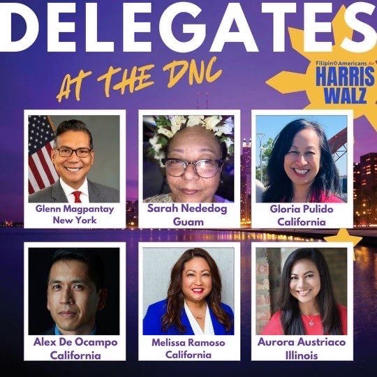 filamsforharris's tweet photo. Making history! This year, there are a RECORD number of Filipino Americans participating in the Democratic National Convention, representing from across the nation. π΅ππΊπΈππ½ Meet some of the Fil-Am delegates who will be holding it down in Chicago next week!
#dnc #fafhw https://t.co/eXvsdGKbqt
