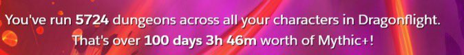 Find a job you love and you'll never work a day in your life. I feel so blessed to be able to stream and run keys with chat. Maybe in TWW we can break that 6k!