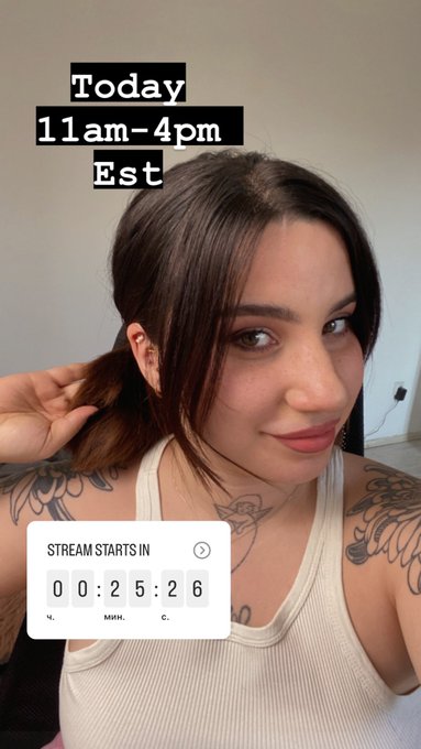 Going live soon ❤️ link in comments https://t.co/299k2eofZs<a href="/tag/tattoo"class="tags"><span>#tattoo</span></a><a href="/tag/twerk"class="tags"><span>#twerk</span></a><a href="/tag/twerking"class="tags"><span>#twerking</span></a><a href="/tag/streamergirl"class="tags"><span>#streamergirl</span></a>