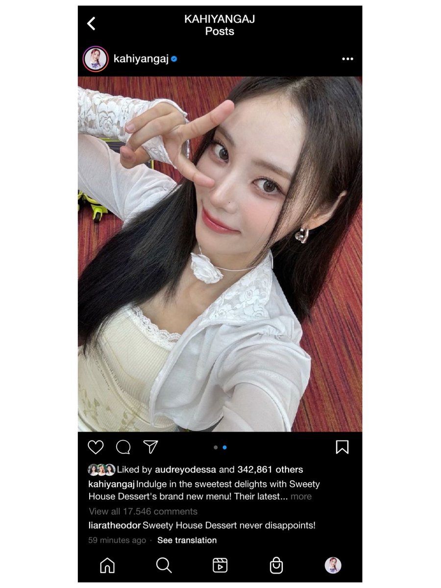 ᅠ
ᅠ
ᅠ
𝗜𝗡𝗦𝗧𝗔𝗚𝗥𝗔𝗠 𝗨𝗣𝗗𝗔𝗧𝗘
@𝐤𝐚𝐡𝐢𝐲𝐚𝐧𝐠𝐚𝐣 posted a photo

𝐤𝐚𝐡𝐢𝐲𝐚𝐧𝐠𝐚𝐣 Indulge in the sweetest delights with Sweety House Dessert's brand new menu! Their latest creations are here to satisfy your cravings.
ᅠ
ᅠ
ᅠ