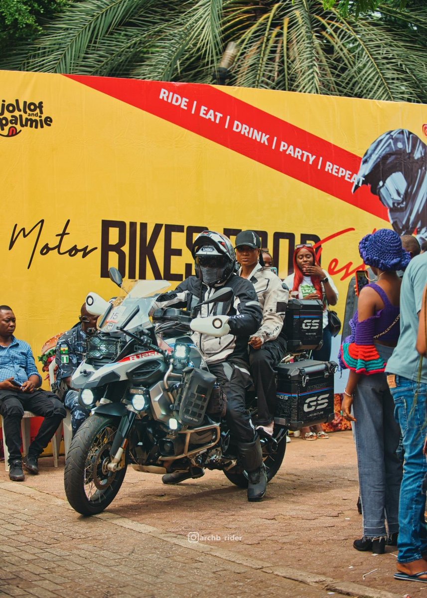 FehinNotLean's tweet photo. Have you been to a biking/bikers event before?
Do you want to ride a motorcycle sometime in the future?
Do you want to get a free motorcycle ride?
Do you want to hear motorcycles noise from 1000 bikes??

Find your way to Muri Okunola tomorrow for @Badgang_ng Jollof n Palmie https://t.co/arcTc8H6vs