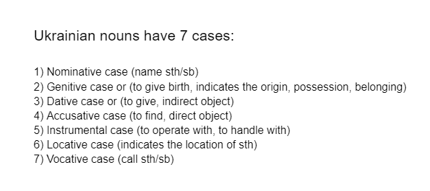 zalisgame's tweet photo. @renpytom I am sorry for the long answer) But I love my native language)
So, if the name in English would have 1 case and 1 variable, a name in Ukrainian would have 7 cases and 7 variables.

Thank you for a great engine) We love it in the ua vn indie devs community. https://t.co/cCxCjioY6x